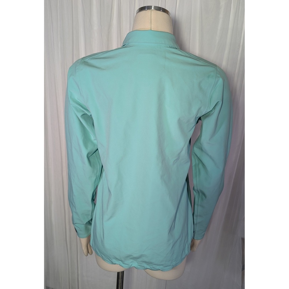 Ladies Green Wedge Golf Jacket Size Small - Picture 3 of 8